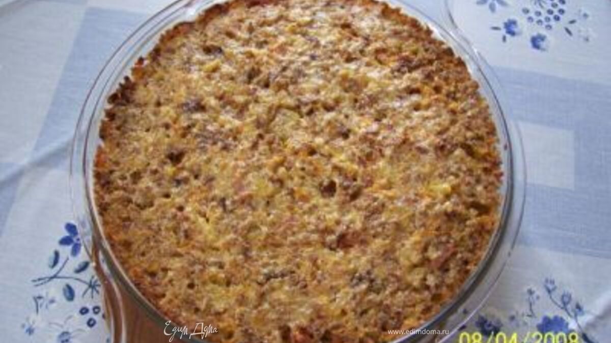 Гречневая запеканка с грибами