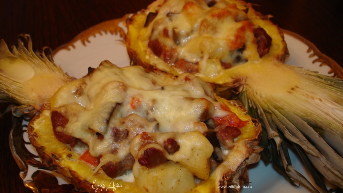 запечёные ананасы