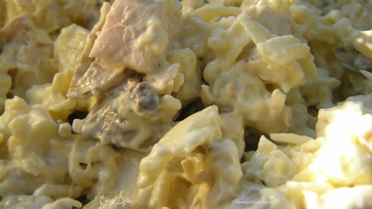 Салат "Курица с ананасами"