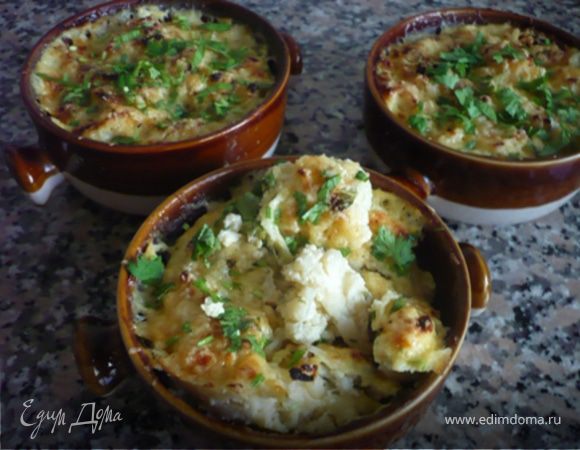 Флан из цветной капусты
