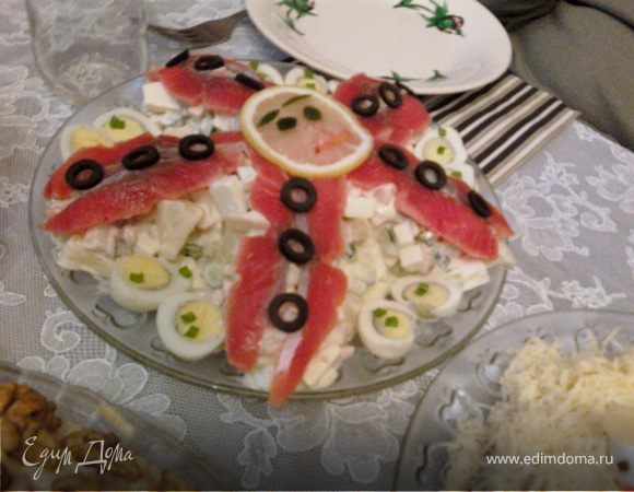 Салат "Морская звезда" Салат "Морская звезда"