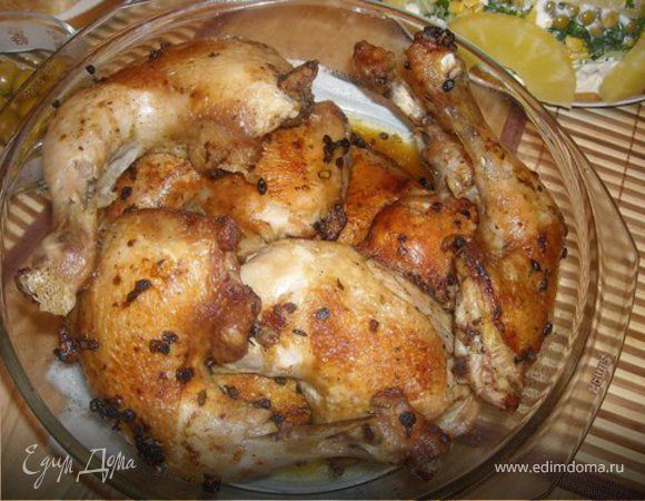 Курица маринованная со стрелками чеснока Курица маринованная со стрелками чеснока