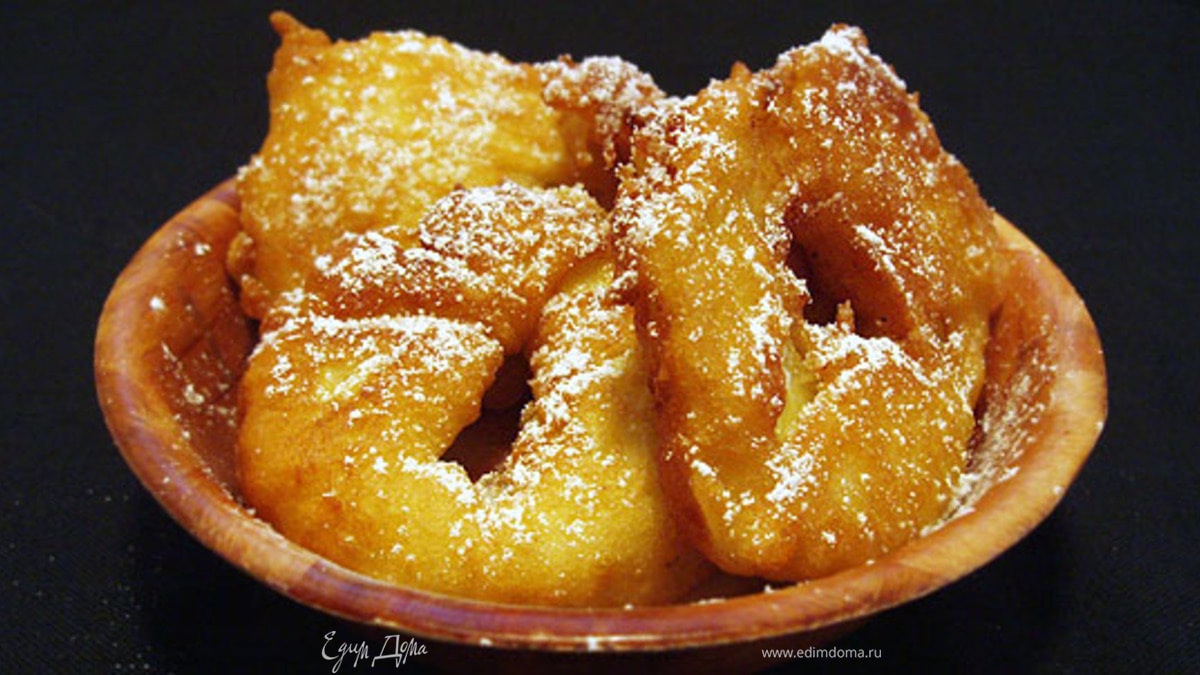 Пончики с яблоками