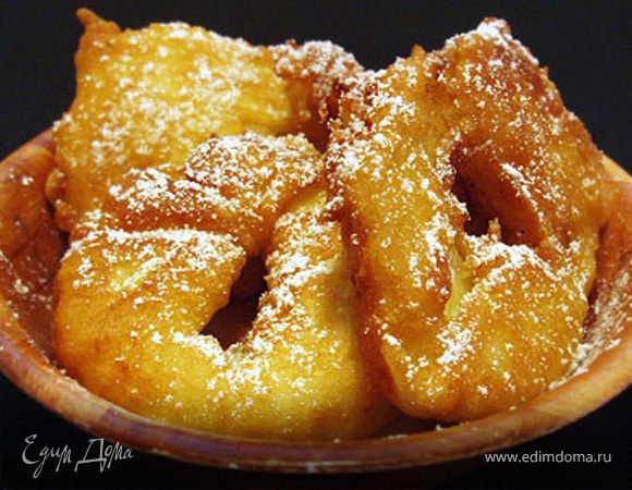 Пончики с яблоками Пончики с яблоками