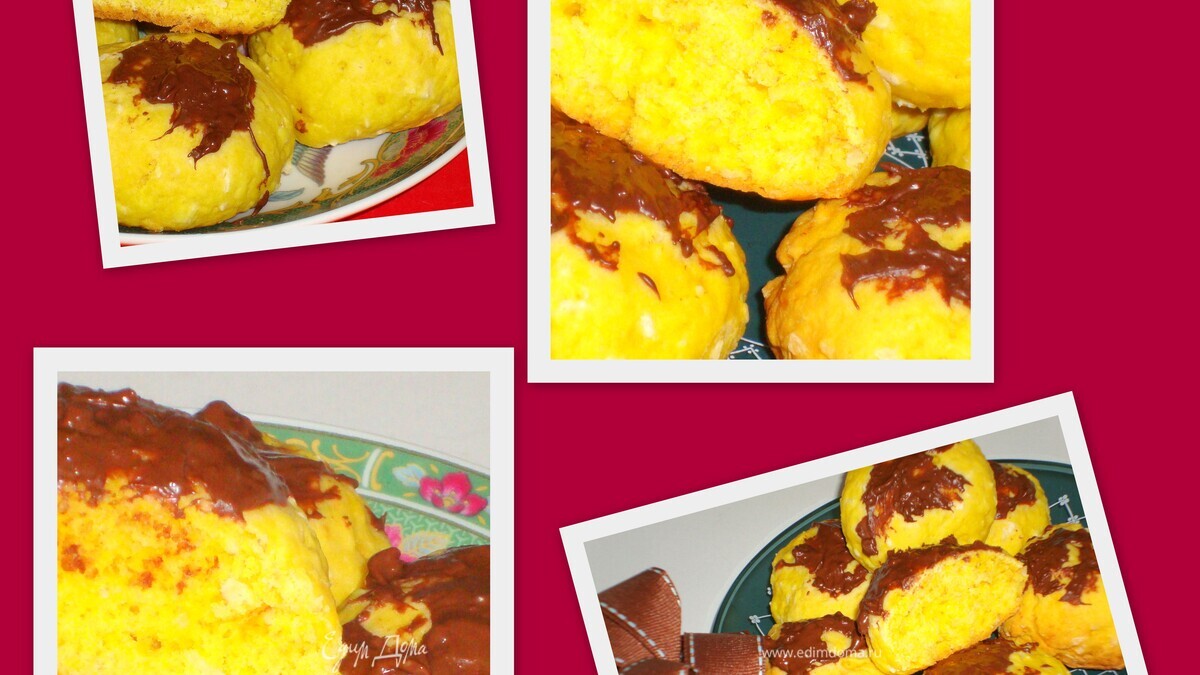 Тыквенное печенье с кокосом