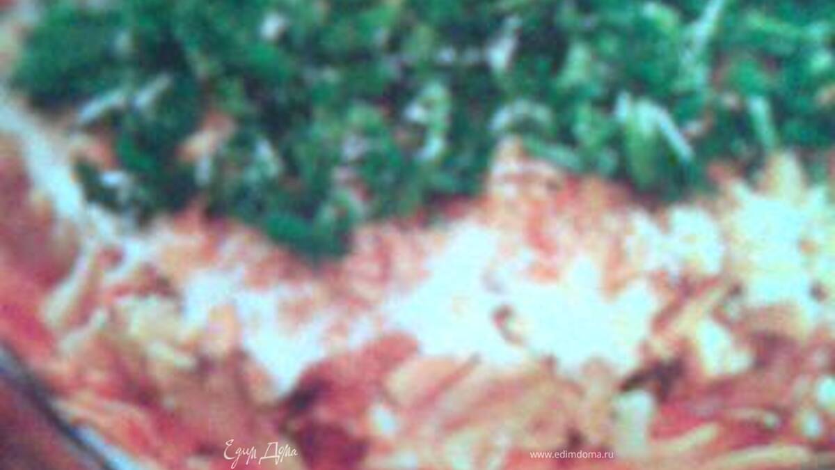 Овощной торт с грецкими орехами