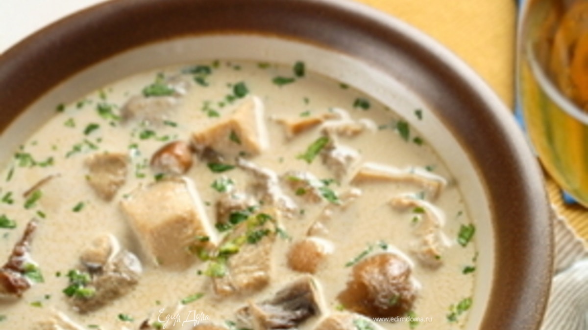 Суп гречневый с курицей и грибами