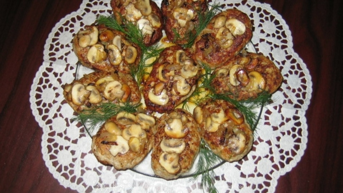 Котлетки грибочки