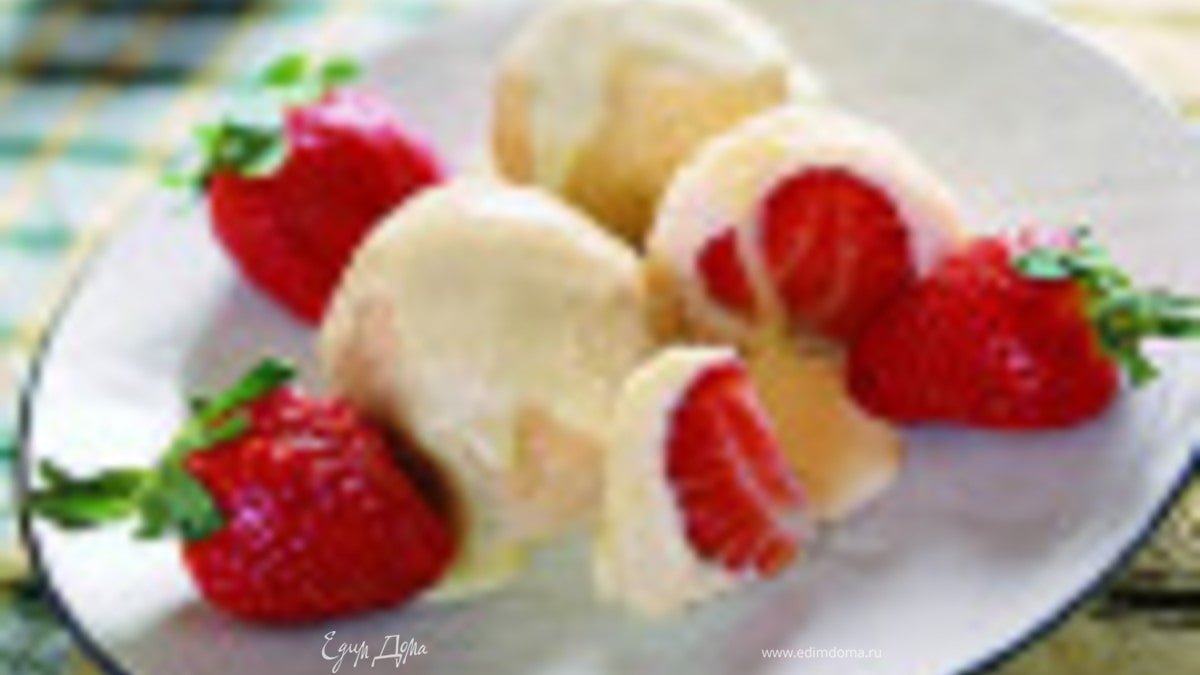 Кнедлики с клубникой 