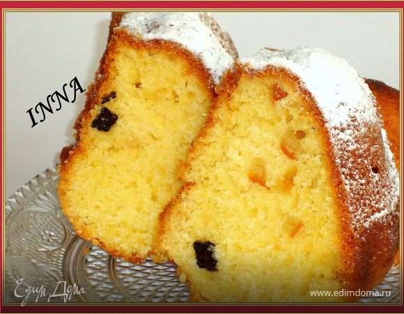 Кекс с яичным ликёром и пудингом Кекс с яичным ликёром и пудингом