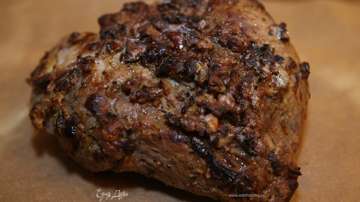 Говядина с каштанами