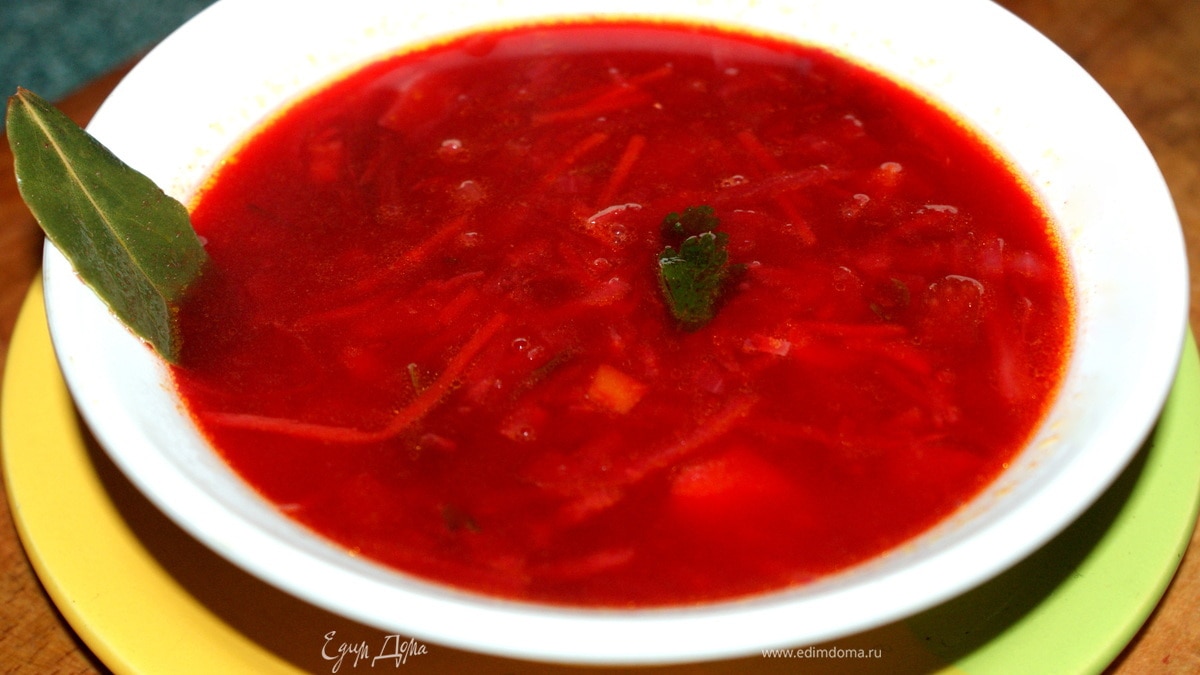 Борщ рубиново-красный (постный)