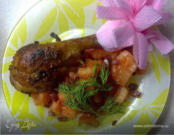 Куринные ножки в чесночно-лимонном маринаде Куринные ножки в чесночно-лимонном маринаде