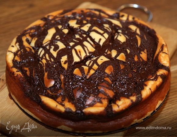 Творожный торт с шоколадом Творожный торт с шоколадом