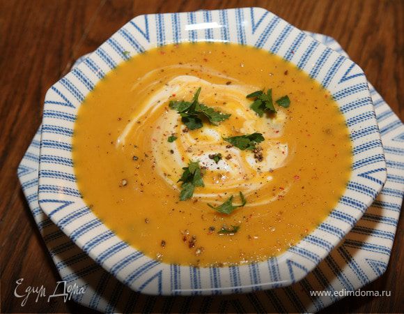 Суп из сладкого картофеля 