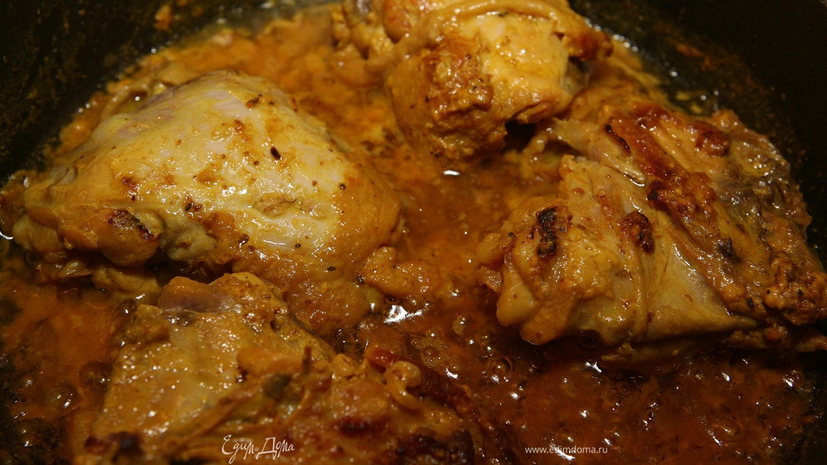 Цыпленок с кардамоном