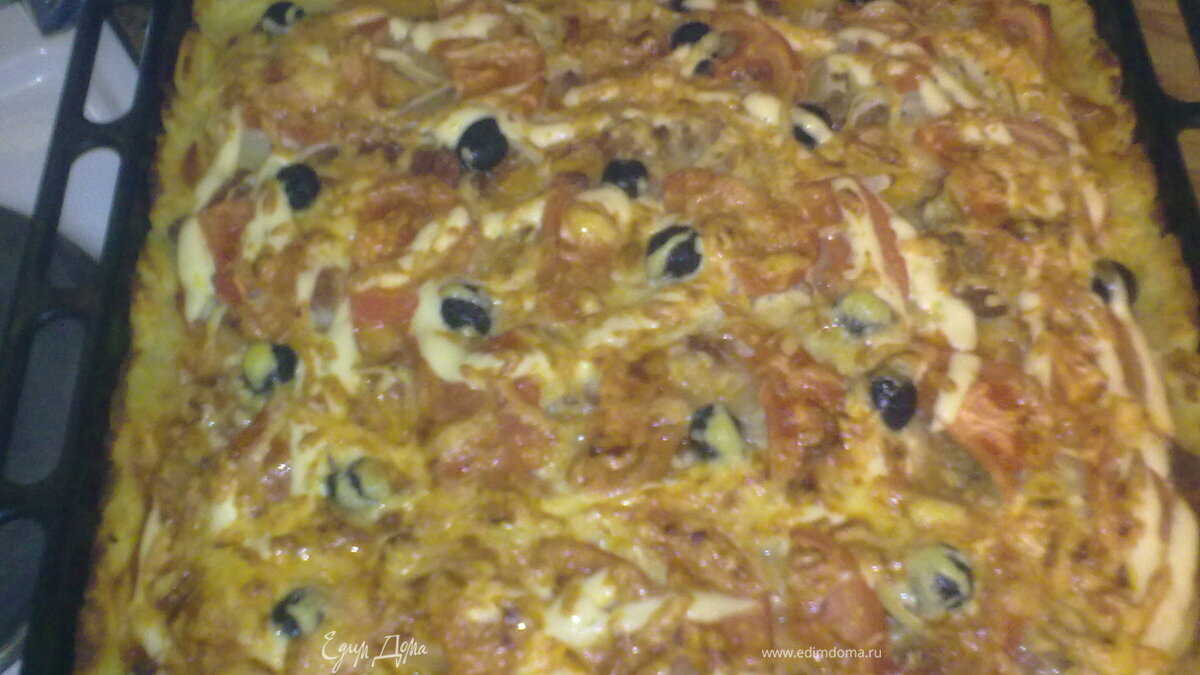 Пицца из картофеля