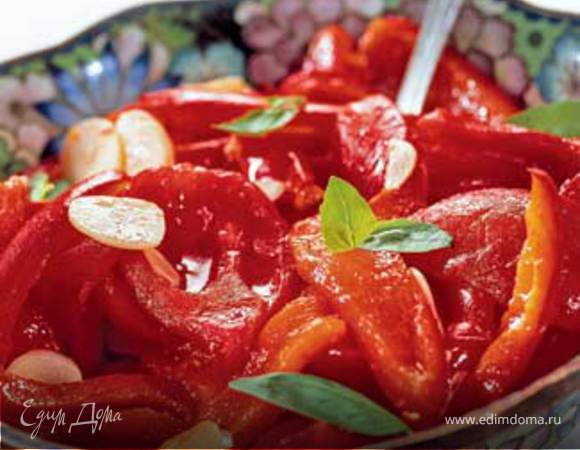 Салат из перца и помидоров.