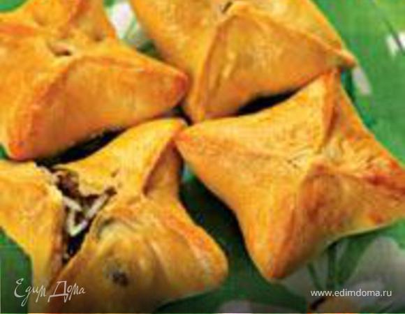 Пирожки с рисом и грибами