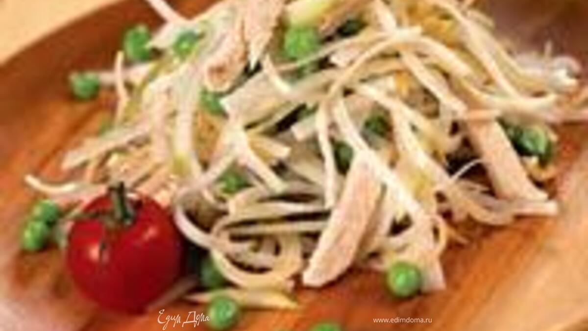 Салат из редьки с курицей