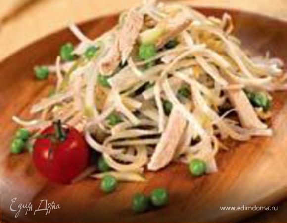 Салат из редьки с курицей Салат из редьки с курицей