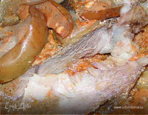 Свинина с яблоками Свинина с яблоками