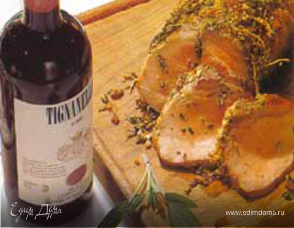 Свинина, запеченная с травами Свинина, запеченная с травами