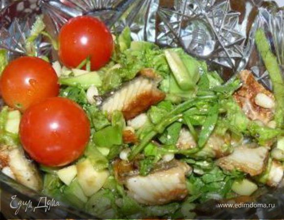 Салат с угрем