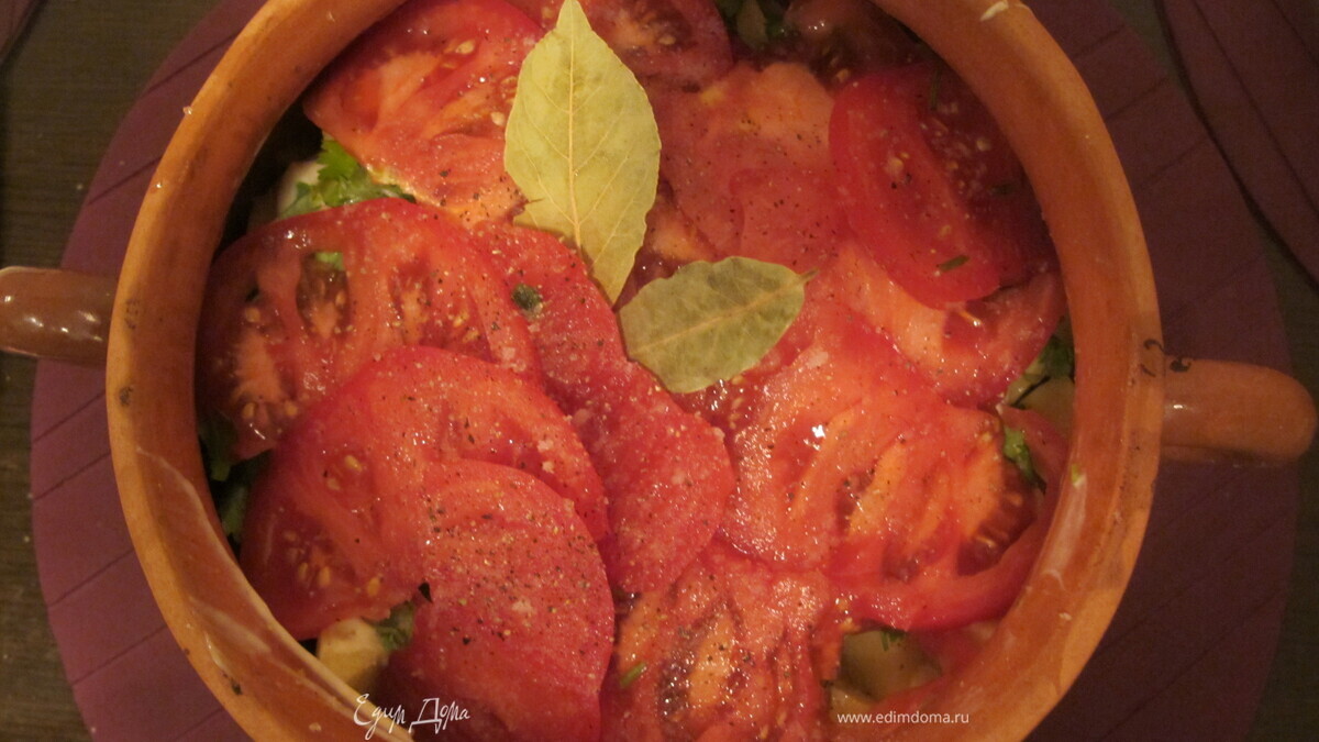 Рыба в горшочке