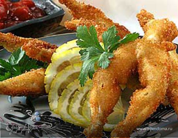 Лягушачьи лапки, жаренные во фритюре