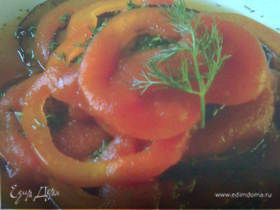 Салат из баклажанов с томатным соусом