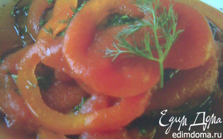 Рецепт Салат из баклажанов с томатным соусом