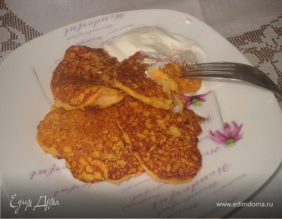 Морковные оладушки