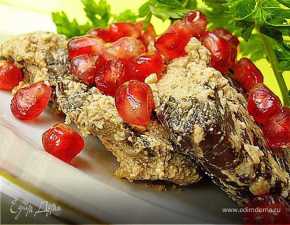 Баклажаны с орехами Баклажаны с орехами