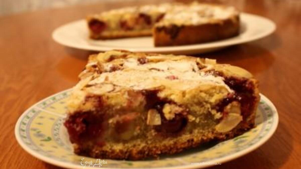 Пирог с вишней по мотивам венского пирога от Юлии Высоцкой