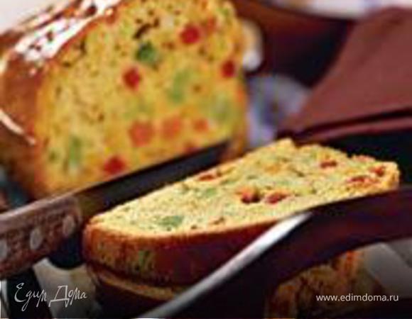 Цветной хлеб с овощами