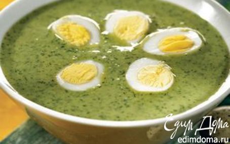 Рецепт Пасхальный суп из зелени