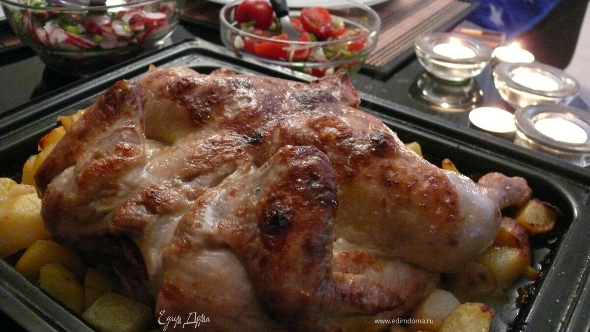 Сумасшедшая сливочная курица