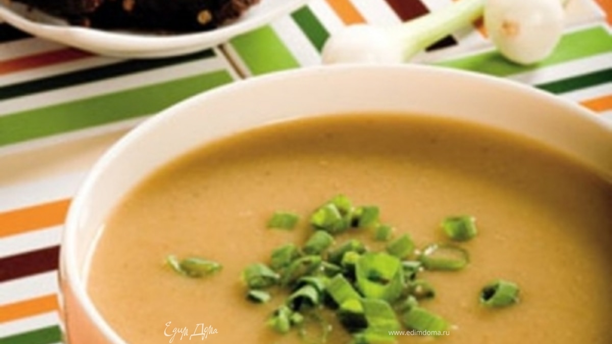 Суп-пюре из белых грибов