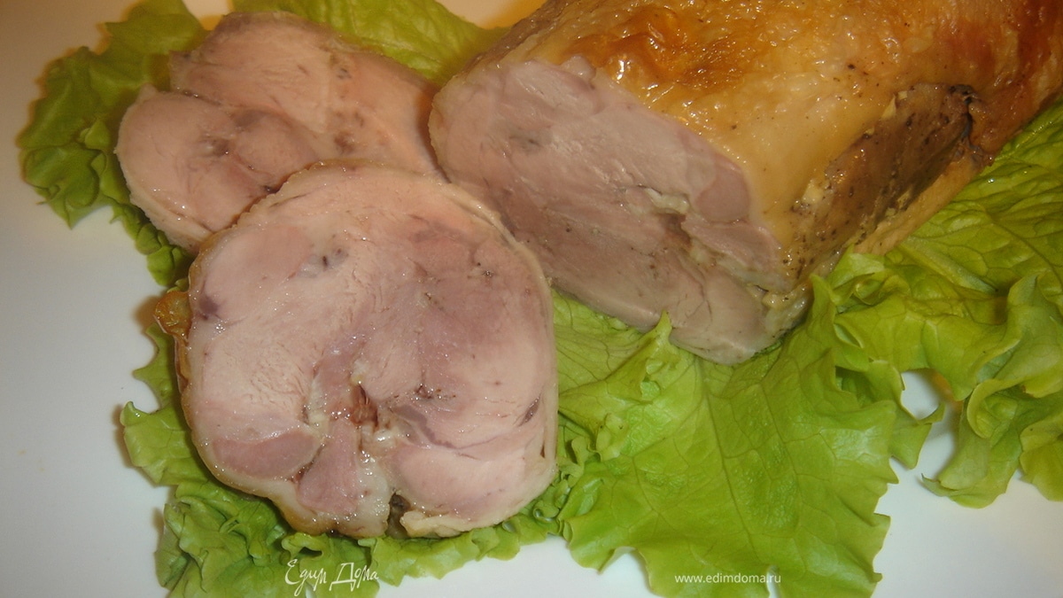 Рулет из индейки