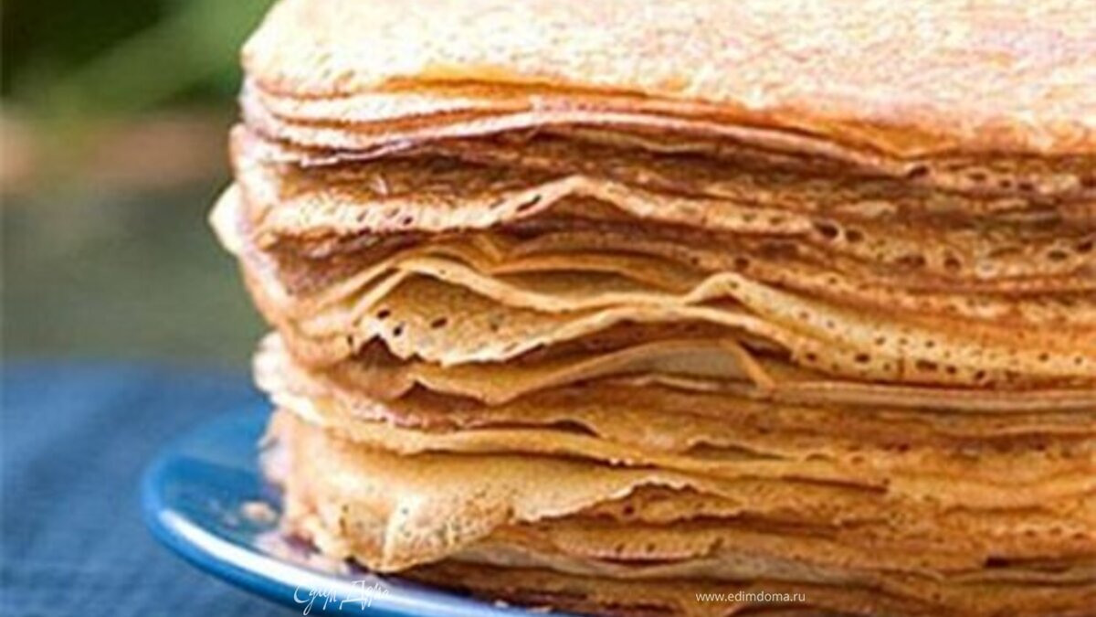 Блины с водкой