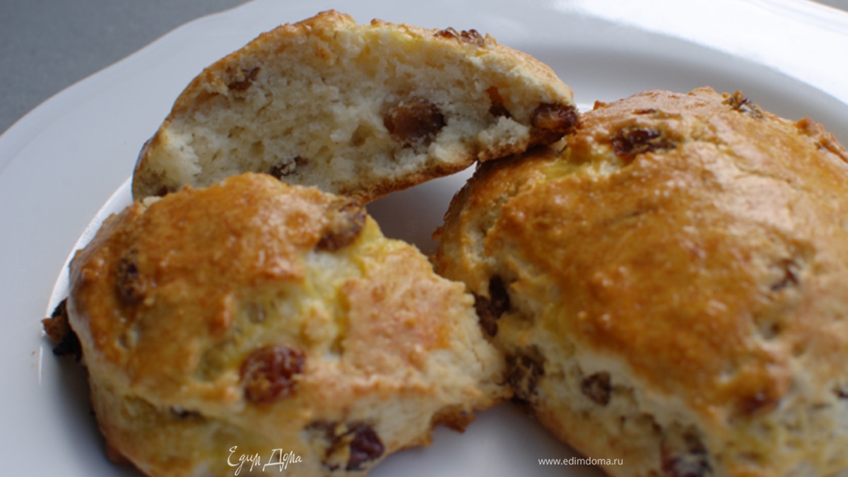 Английские сливочные  булочки к чаю