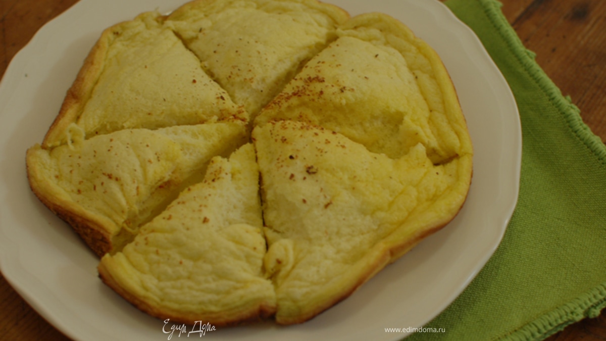 Бисквитный омлет с мускатным орехом