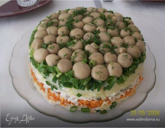 Салат "Грибная поляна"