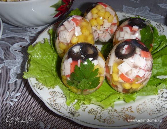 Заливные яйца