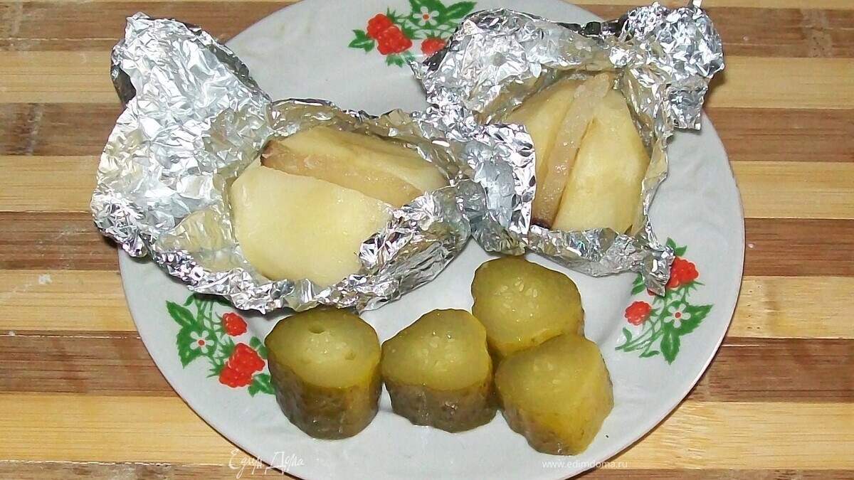 Картошка с салом в духовке