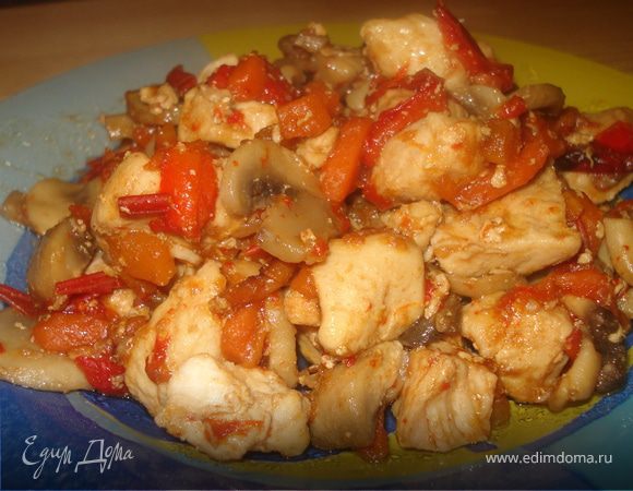 Курица в соевом соусе