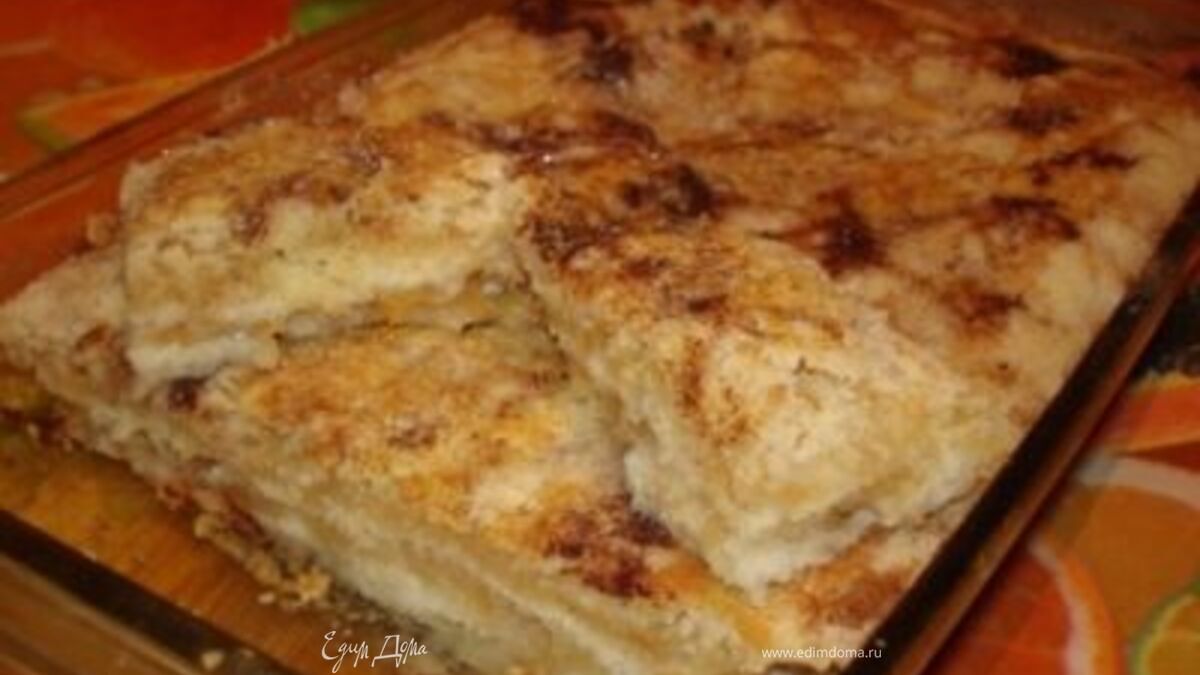 Сухой яблочный пирог