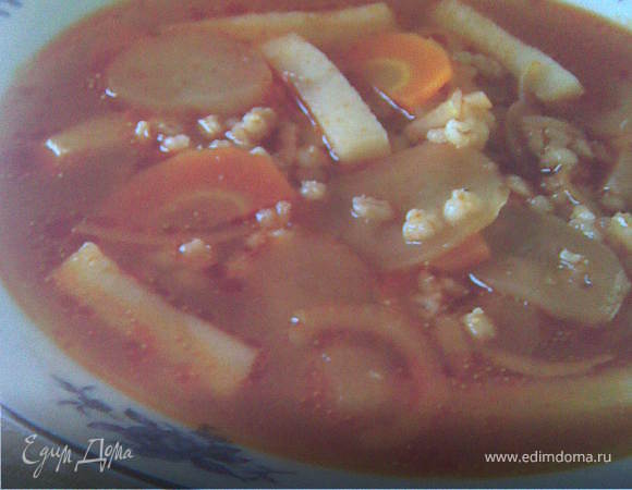 Рассольник питерский