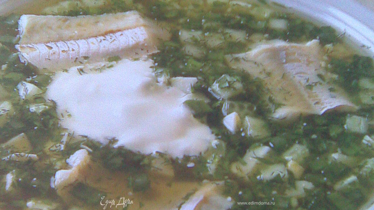 Окрошка рыбная